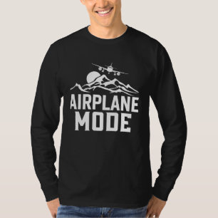 Camiseta Avión piloto de vuelo en modo avión Avión Aviación