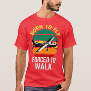 Camiseta Avión piloto Funny dice Piloto Volador