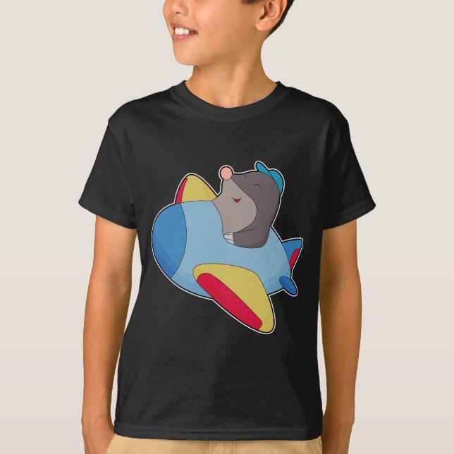 Camiseta Avión piloto Mole (Anverso)