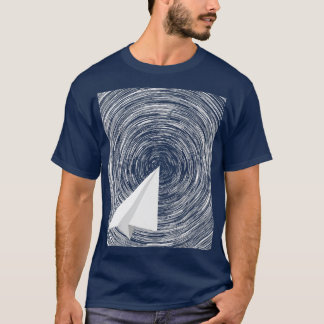 Camiseta Avión plegado de avión de papel Velocidad de la ur