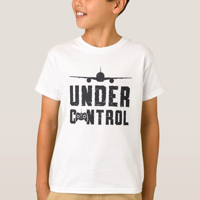 Camiseta Avión RC bajo control Avión piloto RC Aviones (Anverso)