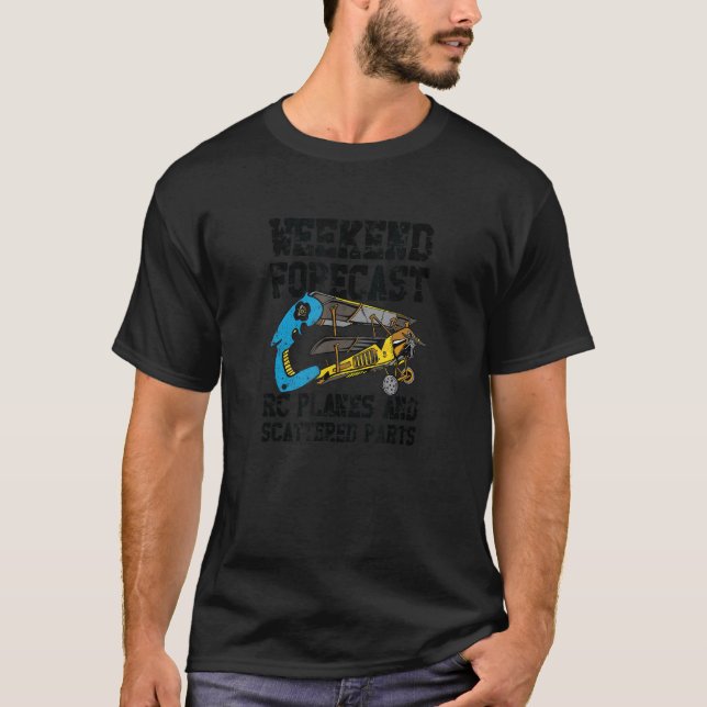 Camiseta Avión Rc Para Aeronaves Del Modelo Del Piloto Rc (Anverso)