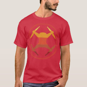 Camiseta Avión RC Quadcopter Vintage