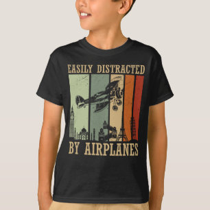 Camiseta Avión Retro
