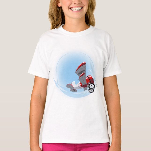 Camiseta avión retro personalizado (Anverso)
