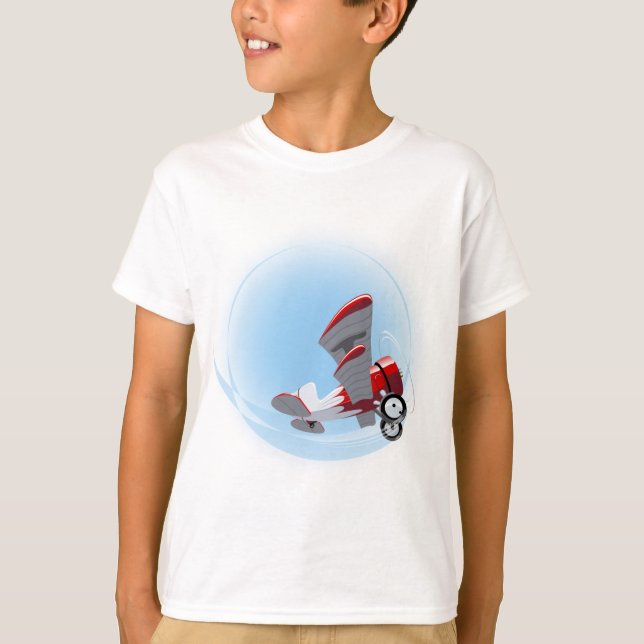 Camiseta avión retro personalizado (Anverso)