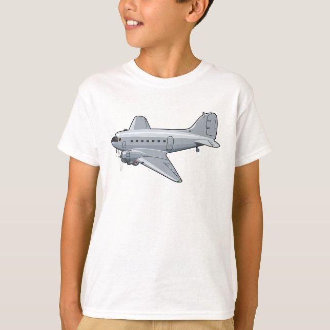 Camiseta avión retro personalizado (Anverso)