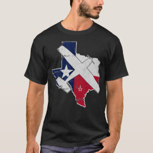 Camiseta Avión Skyhawk C172 de Texas con bandera del estado