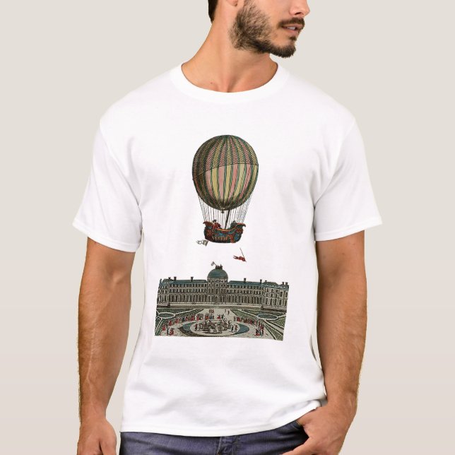 Camiseta Avión sobre la ciudad (Anverso)
