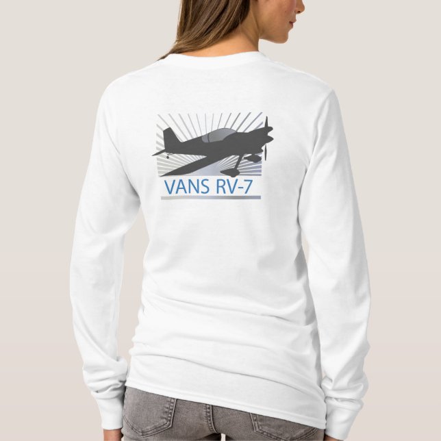 Camiseta Avión Vans RV-7 (Reverso)