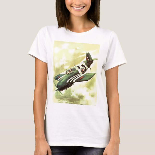 Camiseta Avión Vintage (Anverso)