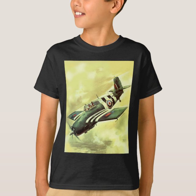 Camiseta Avión Vintage (Anverso)