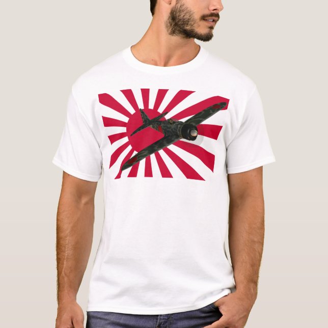 Camiseta Aviones de combate cero (Anverso)