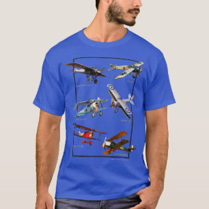 Camiseta Aviones de combate de la Primera Guerra Mundial