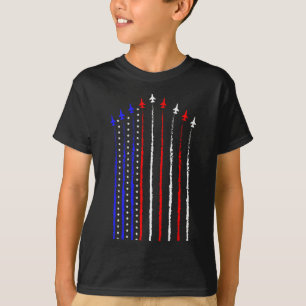 Camiseta Aviones de combate Patriot 4 de julio Avión Bander
