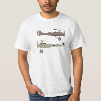 Camiseta Aviones de combate WW1 - SE5 y Fokker Dr. 1