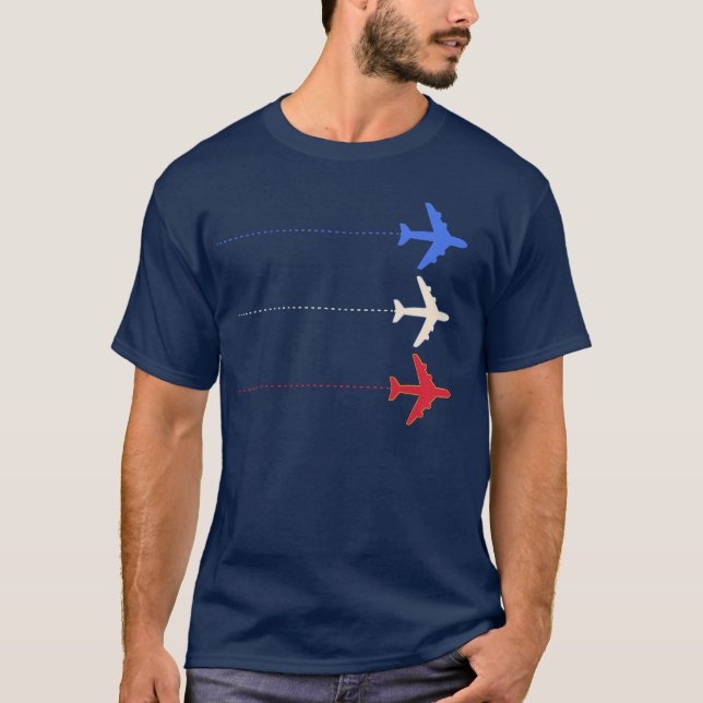 Camiseta Aviones de Estados Unidos (Anverso)
