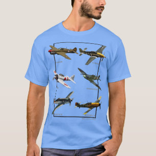 Camiseta Aviones de guerra de aviones de combate WW2