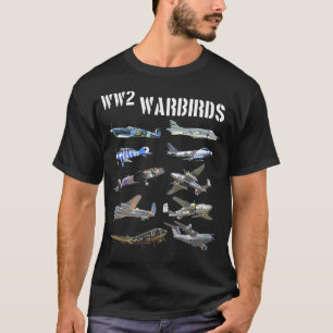 Camiseta Aviones de guerra Vintage WW2