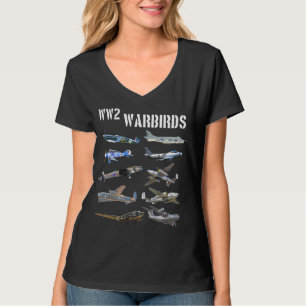 Camiseta Aviones de guerra Vintage WW2