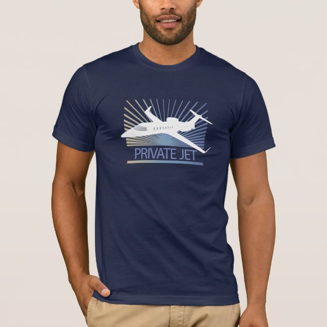 Camiseta Aviones de jet privado (Anverso)