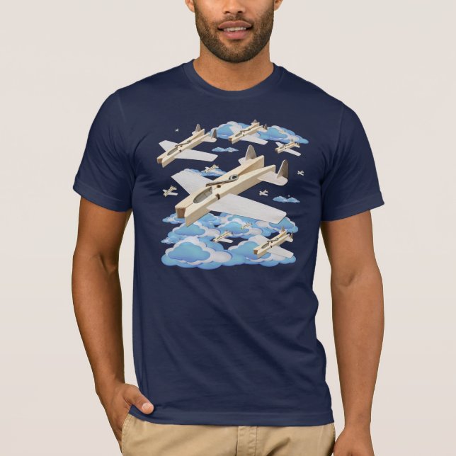 Camiseta Aviones de tela (Anverso)