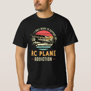 Camiseta Aviones RC Avión de Adicción Aérea Aviones RC