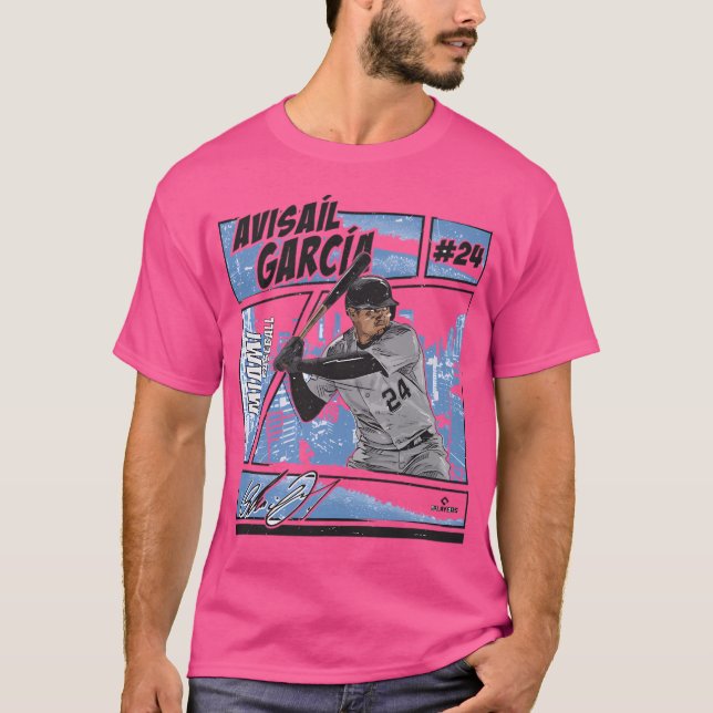 Camiseta Avisail Garcia Miami Comic (Anverso)