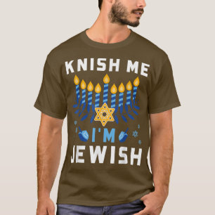 Camiseta Avísame soy judío Feliz Hanukkah Gracioso Chanukah