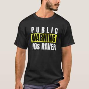 Camiseta Aviso a Edm House del técnico de música de Rave Ho