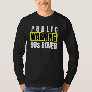 Camiseta Aviso a Edm House del técnico de música de Rave Ho