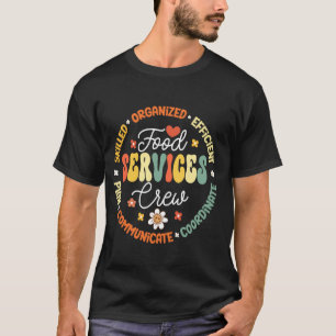 Camiseta Aviso a la escuela de ayuda del equipo de Cafeterí