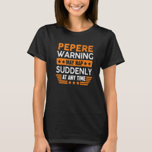 Camiseta Aviso a los hombres de que pueden dormir de repent