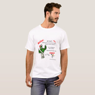 Camiseta Aviso a todos los cactianos - ¡Los humanos son pel