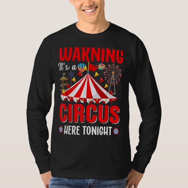 Camiseta Aviso: Acá hay un circo (Anverso)