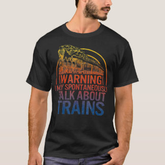 Camiseta Aviso Acerca Del Ingeniero De Trenes