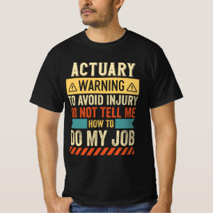 Camiseta Aviso actuarial