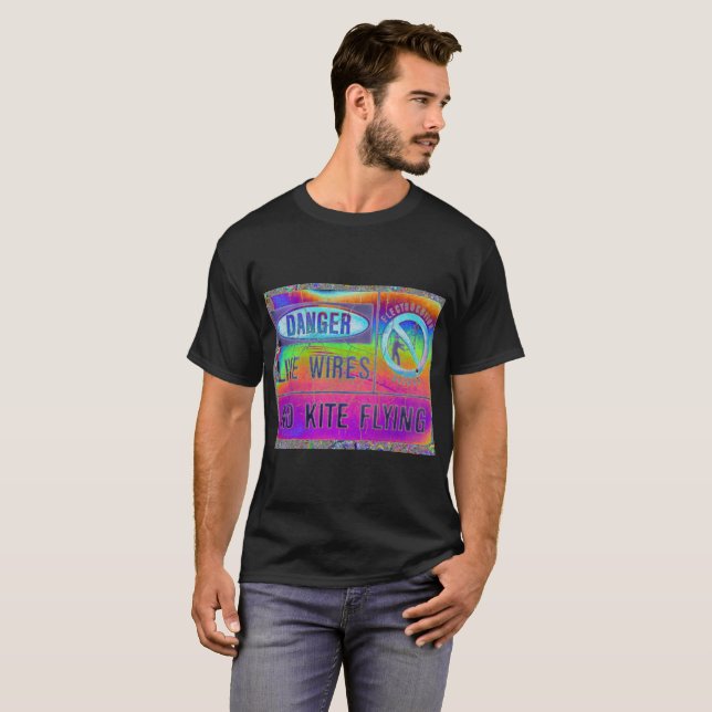 Camiseta Aviso colorido (Anverso completo)