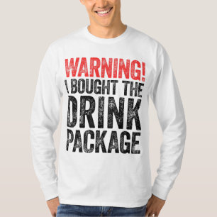Camiseta Aviso Compré El Paquete De Bebidas