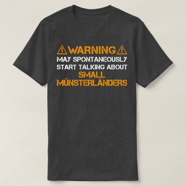 Camiseta Aviso de administrador pequeño (Diseño del anverso)