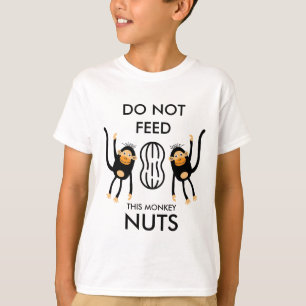 Camiseta Aviso de alergia a las nueces de niños