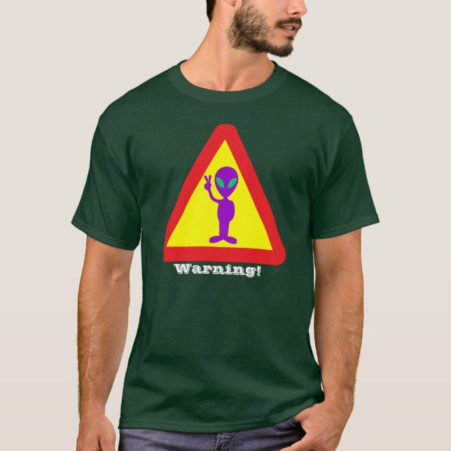 Camiseta Aviso de Alien (Anverso)