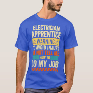 Camiseta Aviso de aprendiz eléctricoTShirt