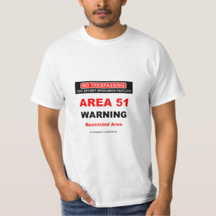 Camiseta Aviso de área 51