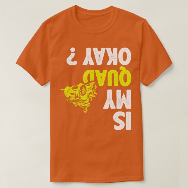 Camiseta Aviso de Carreras de cuatro ruedas AV para hombres (Diseño del anverso)