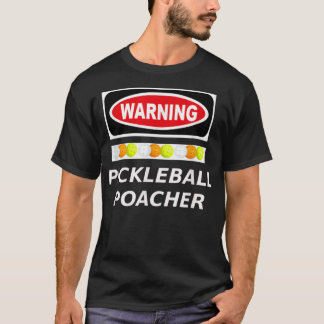 Camiseta Aviso de cazador furtivo de bolas de bolas de bola