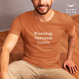 Camiseta Aviso de cita de caracteres divertidos: Sarcasmo d