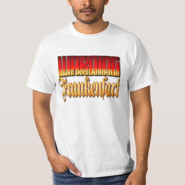 Camiseta Aviso de Frankenfart (Anverso)