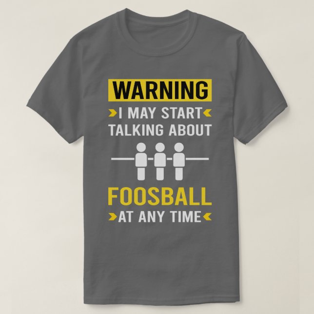 Camiseta Aviso de fútbol (Diseño del anverso)