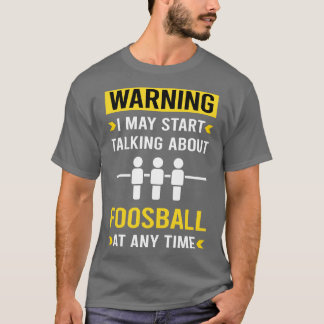 Camiseta Aviso de fútbol